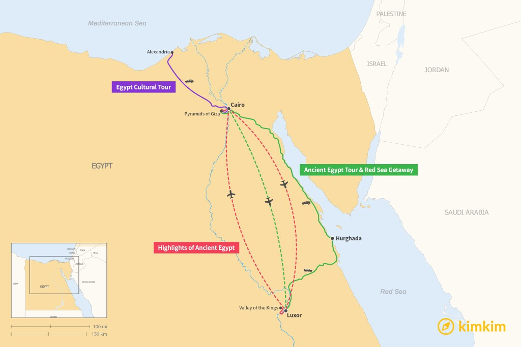 map of ancient egypt